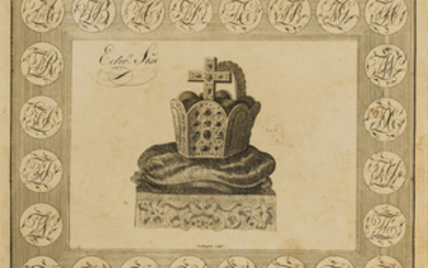 Cypher pattern book.- Lockington (John) Bowles's new and complete book of cyphers: designed and engraved on twenty-four copper-plates...including a curious print of the Emperor Charlemagne's crown, Carrington Bowles, 1777.