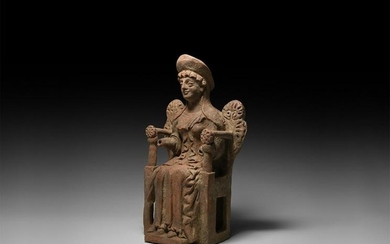 Greek Seated Artemis Figurine