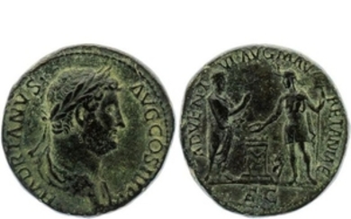 Hadrien (117 138). Sesterce, c. 134 138 Rome (Ae 2…