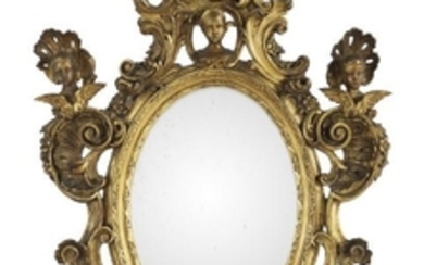 Italian Giltwood Mirror in the Renaissance Taste