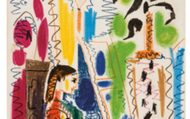 Pablo Picasso - Pablo Picasso: L'Atelier de Cannes (Cover for Ces Peintres Nos Amis, Volume II) (2nd State)