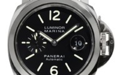 PANERAI | A STAINLESS STEEL CUSHION FORM AUTOMATIC WRISTWATCH WITH DATE REF OP6763 BB 1707088 NO Q1771/2500 LUMINOR MARINA CIRCA 2014