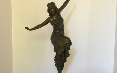 Paul Philippe Bronze Russian Dancer Statue