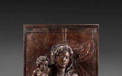 Pays Bas méridionaux, milieu du XVIe siècle La Vierge à l'Enfant allaitante