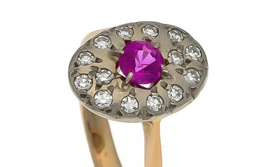 Synt ruby diamond ring RG / WG 583/000...