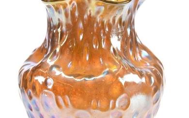 Vase, Unmarked Loetz, Diaspora Pattern