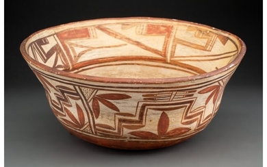 70069: A Polacca Polychrome Bowl c. 1880 clay, paint