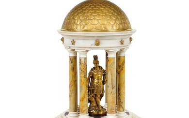 Model of a Marble and bronze temple