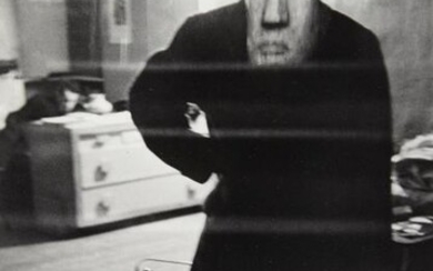 FAURER, LOUIS (1916-2001) George Barrows in Robert Frank's Loft, NYC
