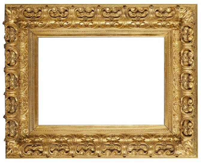A Bolognese Carved and Gilded Frame, 18th...