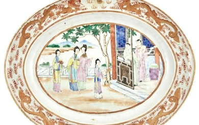A Chinese Export Porcelain Serving Platter First
