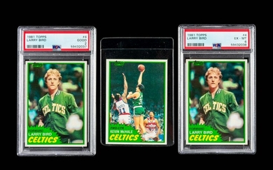 A Group of Two 1981 Topps Basketball Cards (Including
