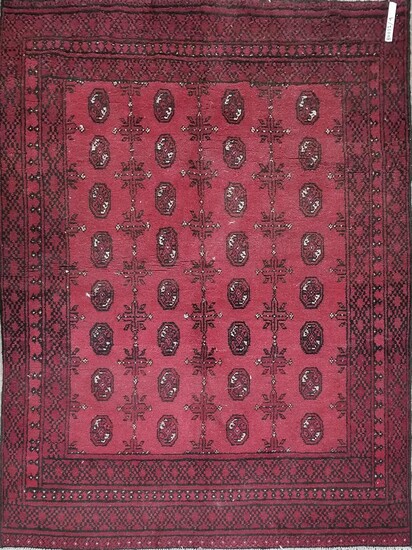 A HAND KNOTTED PERSIAN TURKMAN