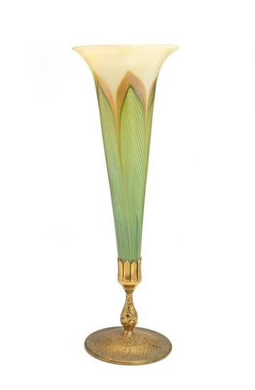 A James Lundberg vase with Tiffany & Co. base