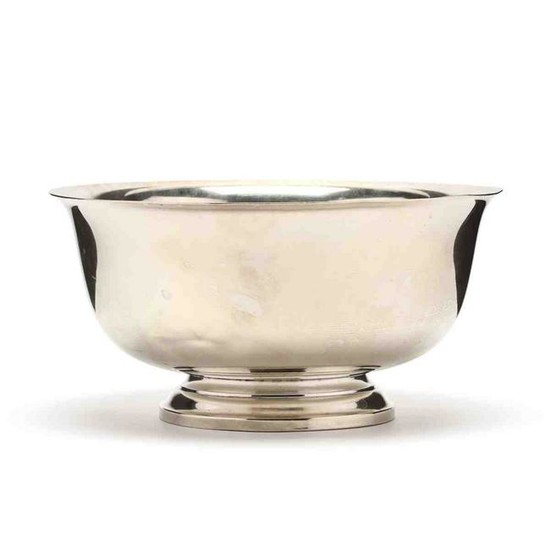 A Large Paul Revere Sterling Silver Bowl by Tuttle