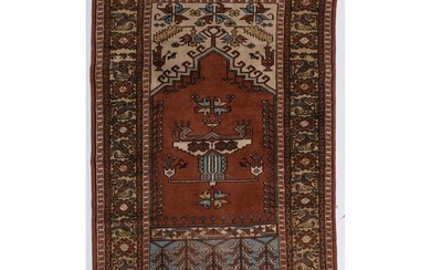 A Persian Wool Prayer Rug