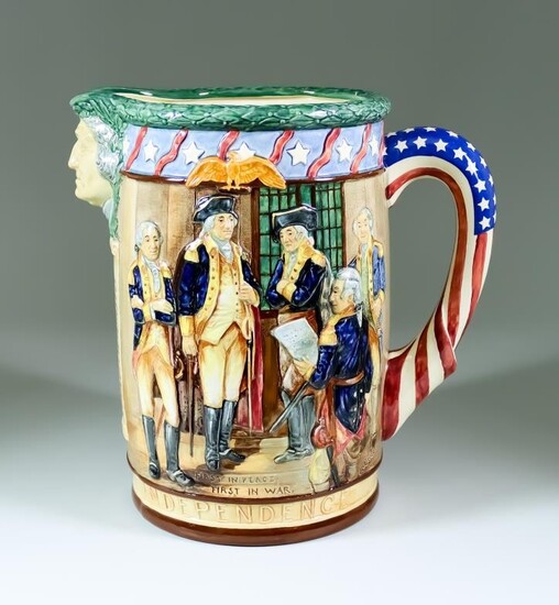 A Royal Doulton Pottery "The George Washington Jug", designed...