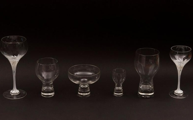 A Set of 45 Rosenthal Studio Linie Glassware in two