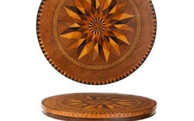 A William IV parquetry occasional table
