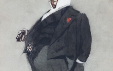 A caricature of a man | Caricature d'homme, Henri Monnier