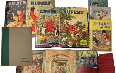 A collection of vintage childrens books to include 60's editions...