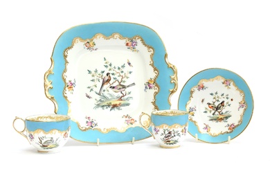 A late 19th/early 20th century porcelain tea set, 30 pieces,...