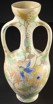 A pottery amphora, Plateelbakkerij Zuid-Holland, Gouda, circa 1910 - H....