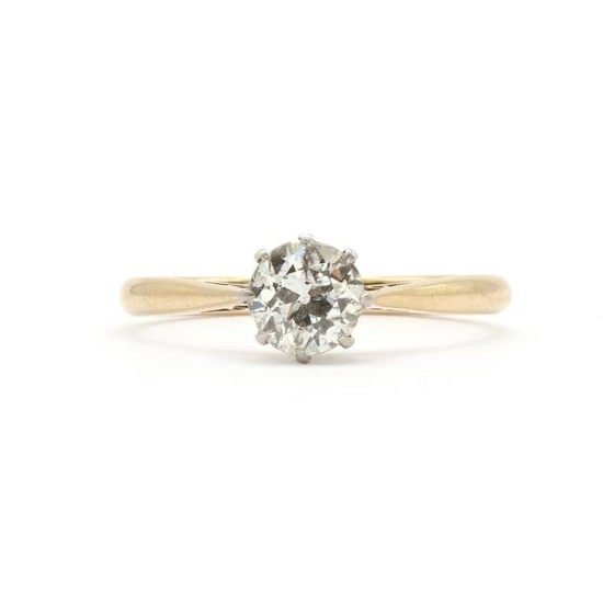 A single stone diamond ring