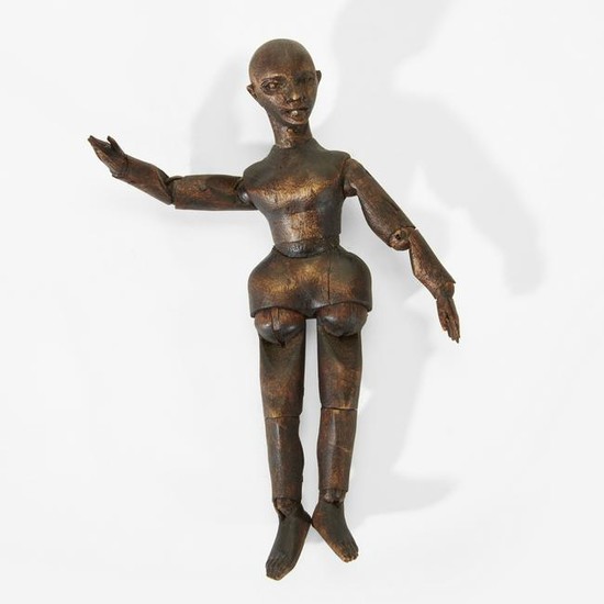 A small articulated artist's lay figure, 19th century