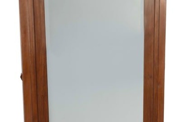 ARTS & CRAFTS-STYLE CHEVAL MIRROR 20th Century Height 78".