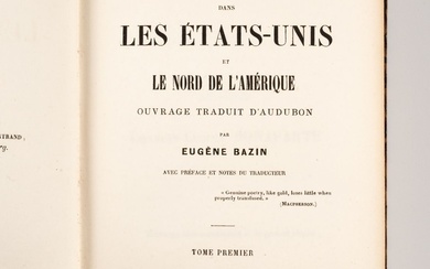 AUDUBON. — BAZIN (Eugène).