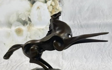 Abstract Modern Art Horse Bronze Sculpture