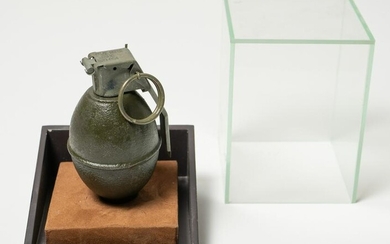 Adam Stennett Sculpture "Hand Grenade"