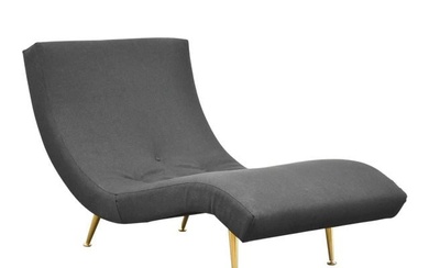 Adrian Pearsall Style Wave Chaise Lounge