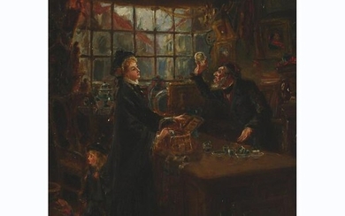 After Ralph Hedley (1851-1913), THE OLD CHINA SHOP