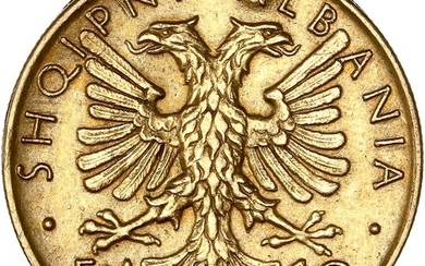 Albania - 10 Franga Ari 1927 Amet Zogu - Gold