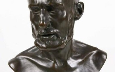Alexander Oppler, Bronze Bust of Bearded Man