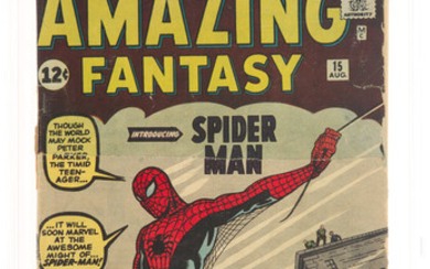 Amazing Fantasy #15 (Marvel, 1962) CBCS FR 1.0 Off-white...
