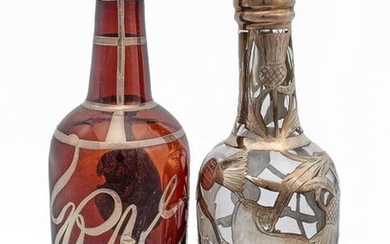 American Art Nouveau decanters