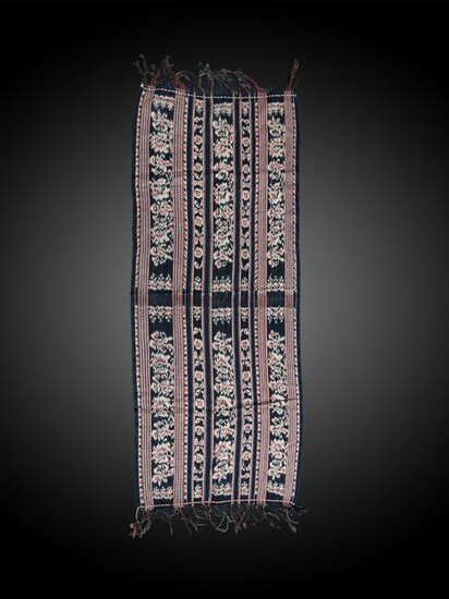 An Indonesian woven Fabric, "ikat"