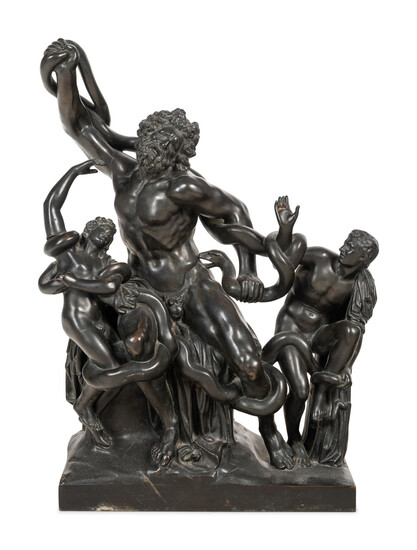 An Italian Bronze Figure of Laocoön and His Sons After the Antique by Agesander of Rhodes
