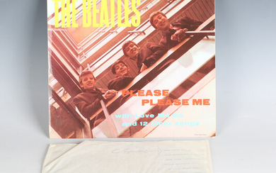 An LP record by The Beatles, 'Please Please Me', PMC 1202, mono fourth pressing with lamin