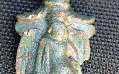 Ancient Roman Bronze Winged Eros - 7×4×0 cm - (1)