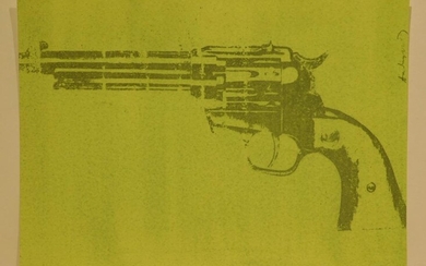 Andy Warhol Attr. Green Gun
