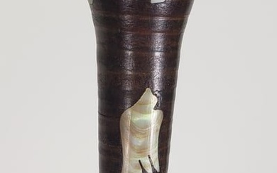 Antique Mother of Pearl Inlaid Walking Stick