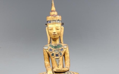 Antique Southeast Asian Gilded Figure