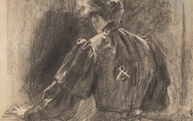 Antonín Slavíček (1870 - 1910) A PORTRAIT OF THE ARTIST'S WIFE
