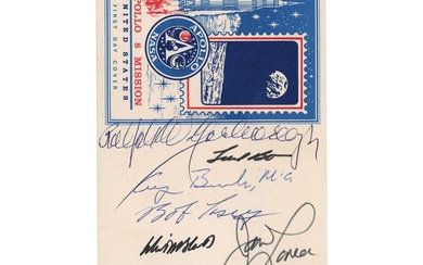 Apollo 8 and George Bush Signed First Day Cover