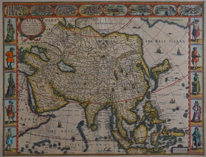 Asia with the Islands adioyning described, the atire of the people, & Townes of importance, all of them newly augmented