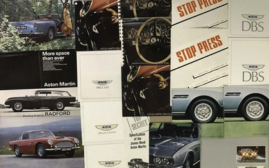 Aston Martin DB 5, DB 6, DB S brochures, photos, m